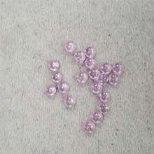 4MM ROUND CABOCHON CZ AMETHYST COLOR CABOCHON(20PCS/BAG)
